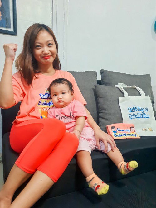 Flexing our BakuNanay Merch!