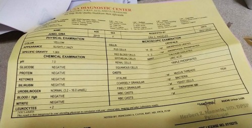 cno po dto naggagmot ng UTI mgkno po ang gamot? kinkbhan ako, yan ung result. tom pa check up sa OB