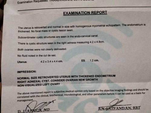 Pahelp po,ano po kaya meaning ng result ng friend ko?