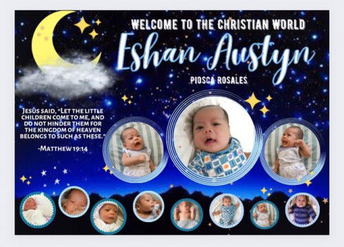 Baby Eshan Austyn Christening💙