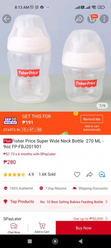 Bottle for baby