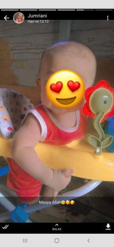 Bayi usia 5 bulan