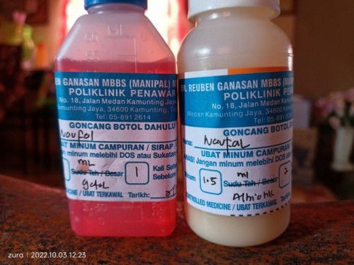 Anak luah balik ubat