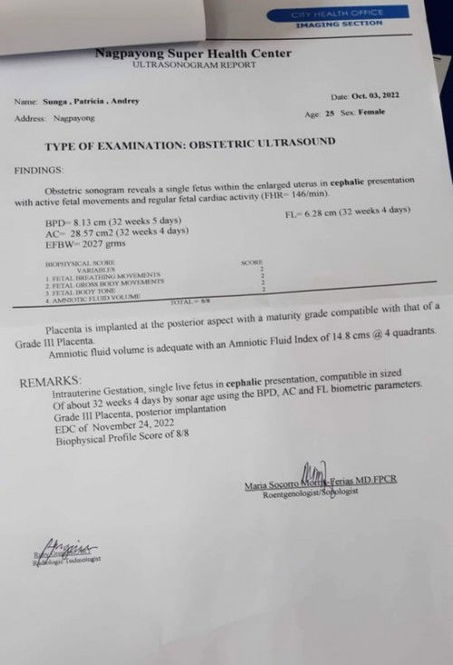 POSTERIOR PLACENTA GRADE 3 MATURITY