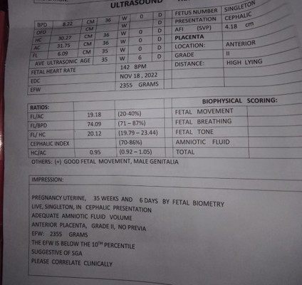 Ultrasound report!
Pls help me!!