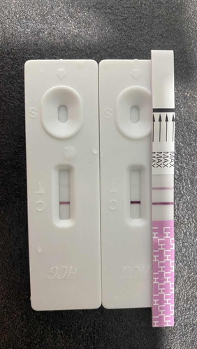 Upt samar Opk line T x terang. Lewat period dh. 50/50 pregnant atau hormon ya?