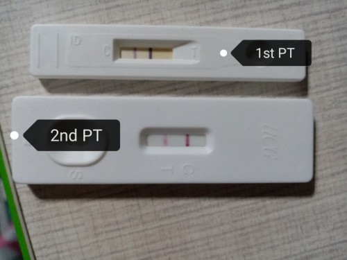 I am 2months delayed and 1st PT last September 1st week and today was my 2nd PT... is this positive?