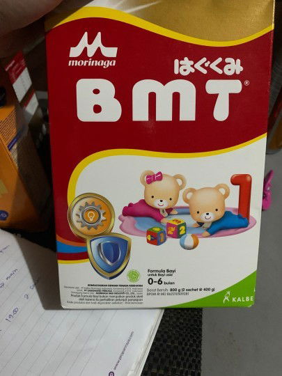Di Jual Susu formula 0-6 bulan BMT Morinaga 200gr (40.000)