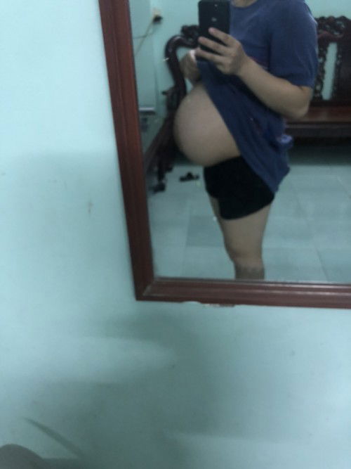 Như này đã xuống bụng chưa ạ