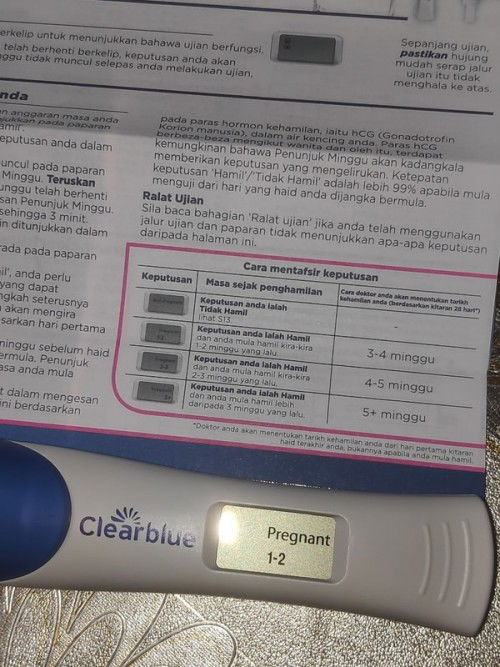 Ada tak check upt positif tapi scan tak nampak apa?