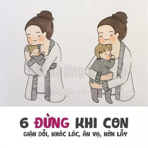 6 “ĐỪNG” khi con giận dỗi, khóc lóc, ăn vạ👇