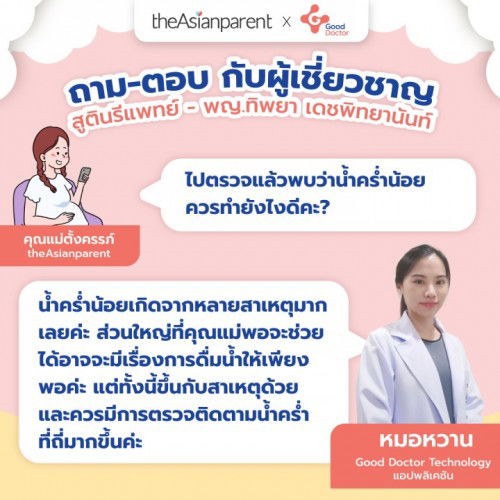 แม่ท้องน้ำคร่ำน้อย ควรทำยังไงดี?