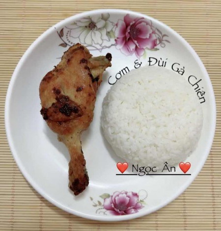 * Cơm & Đùi Gà Chiên
( 14.10.2022 CHERRY 26 THÁNG 23 NGÀY )