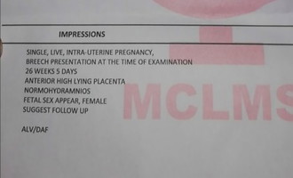 Ano po kaya ibig sabihin netong nasa baba ng ultrasound ko? Bakit po kaya may "suggest follow up"?