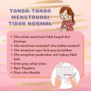 Tanda-tanda Menstruasi Tidak Normal.