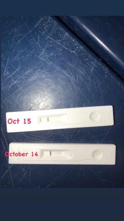 Hello po mami may ngyare na po kaya na ganto nag pt po ako nung october 13 ng gabi 1 line lang po