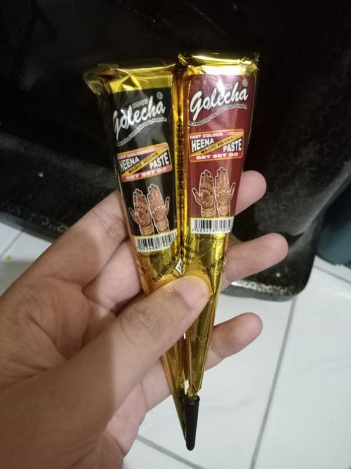 Bumil pakai henna