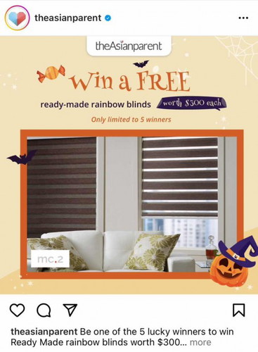 Contest: mc2 Rainbow blinds