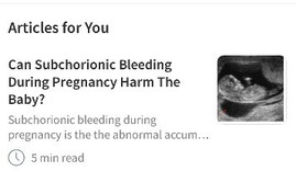 Internal bleeding during pregnancy