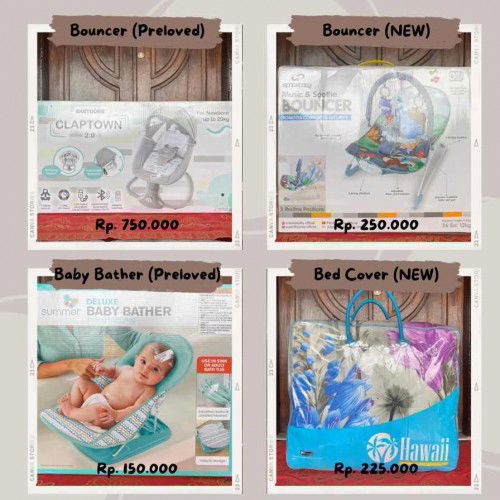 Bouncer, Baby Bather, BedCover