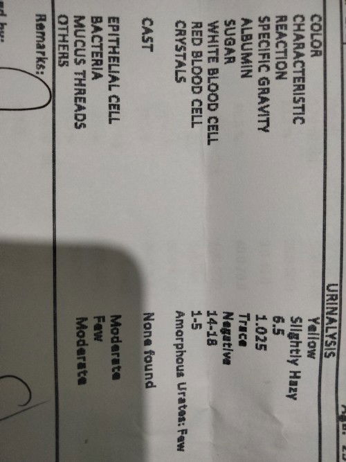 LABORATORY RESULT ..