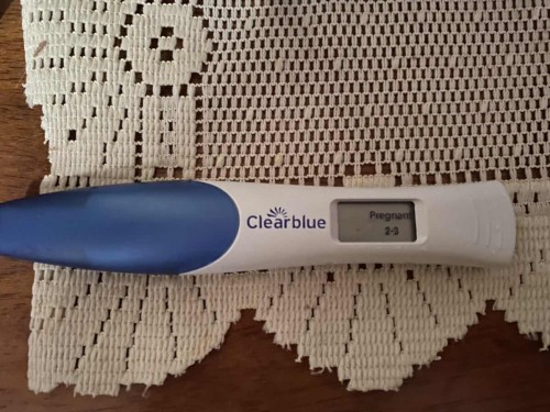 Clearblue pregnancy test