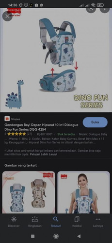 Bun gendongan gini kalo ga pake dudukan nya mendukung mshape ga ya? Apa jadinya gantung kaki anak? _