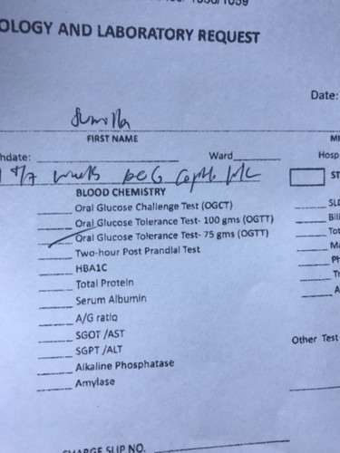 Blood Sugar Test
