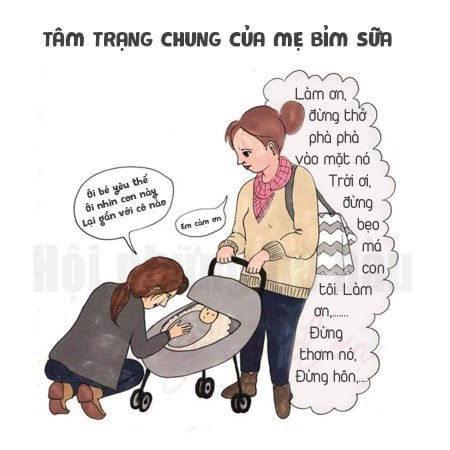 Hãy thương Mẹ mà cưng nựng trẻ một cách "văn hóa".