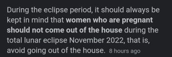 Hello, ask ko lang pwede ba lumabas ang buntis bukas November 8, 2022? Since may blood moon? n