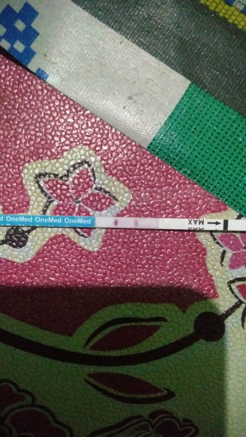 Hasil testpeck positif