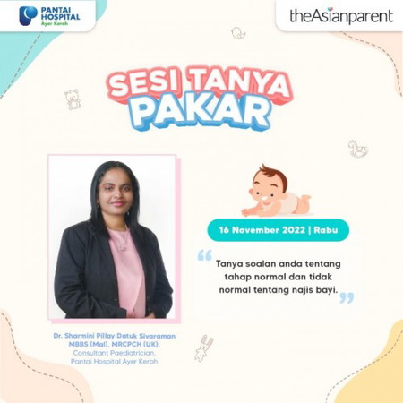 Sesi Tanya Pakar Bersama Dr. Sharmini Pillay Datuk Sivaraman, Pantai Hospital Ayer Keroh