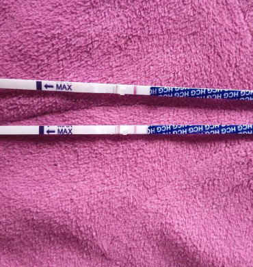 Sy ada keguguran 11/9 tapi saya test double line adakah sy pregnant atau hcg yg dulu