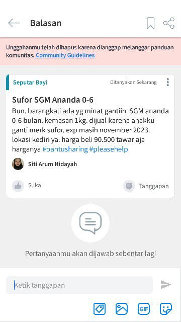 minta bantuannya bunda