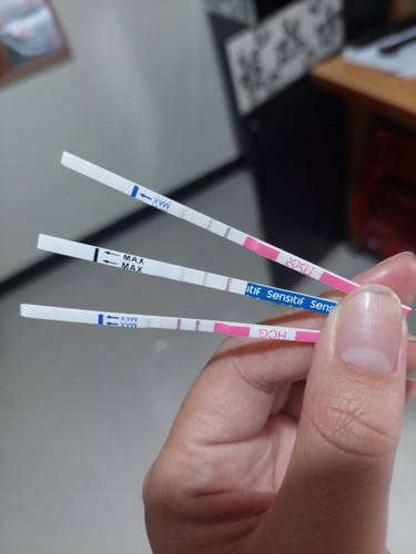 kemarin tespeck 3 kali dan hasilnya positif, kemarin saya Usg, janin sy belum klihatan ada sperti sy