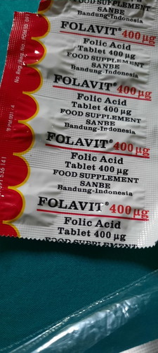 Bun mau tanya kalo obat asam folat yg dari puskesmas habis sementara d ganti folavit boleh tidak y