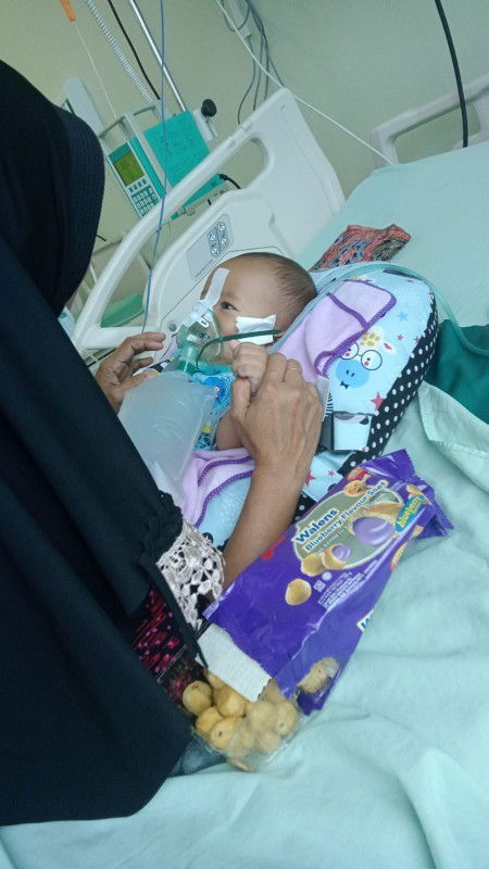 Bayi 5 bulan terkena Pneumonia