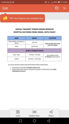 Maklumat tentang teman kamar bersalin hospital batu pahat johor