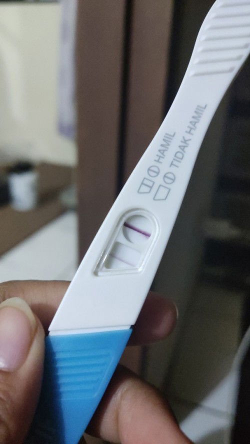 apakah ini hasil testpack positif atau negatif