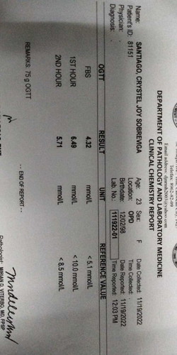 OGTT normal po ba?