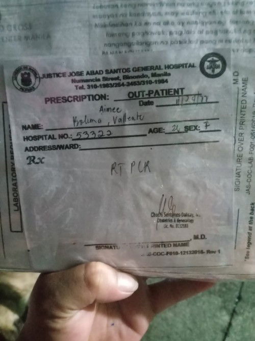 RT PCR FOR EMERGENCY CS