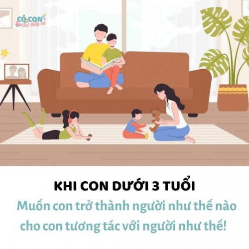 Khi con dưới 3 tuổi