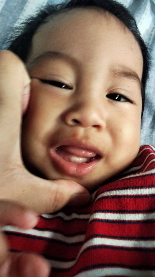 ฟันกำลังขึ้นใช่มั้ยคะ?