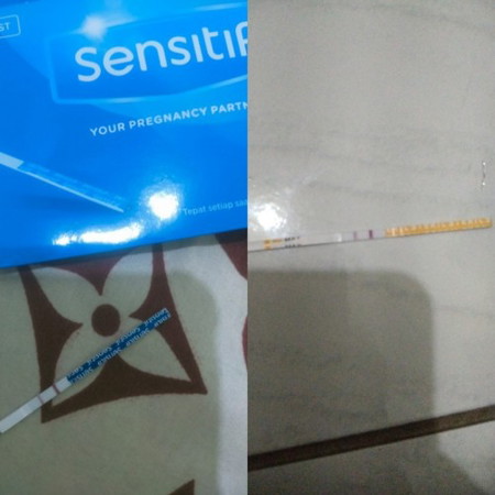 Saya udh ditespek 3 kali dan garisnya sama dua