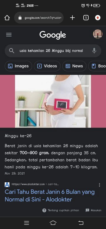 BBJ lebih dari usia kehamilan yang seharusnya