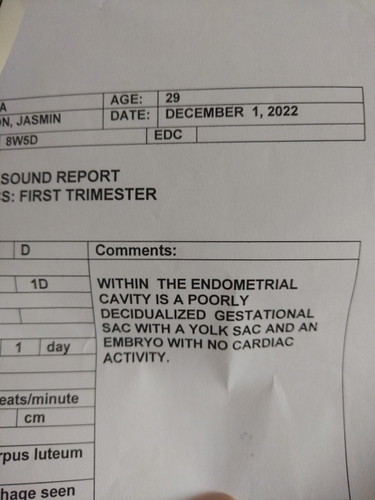 Ano pong ibig sabihin nito
endometrial cavity is poorly decidualized gestational sac.