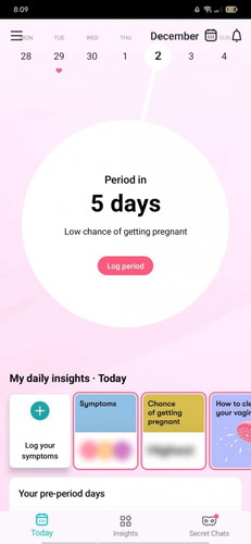 Flo app effective po ba to track yung low chance if getting pregnant?