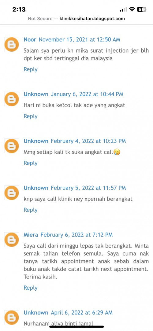 Klinik Kk Kangkar Tebrau