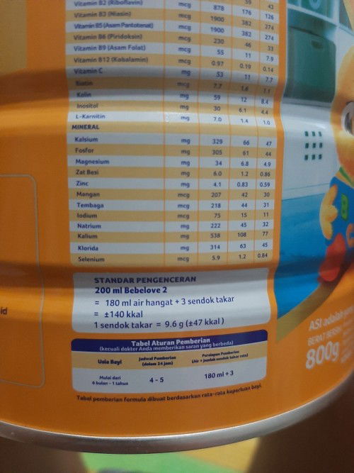 Susu bebelac tahap 2