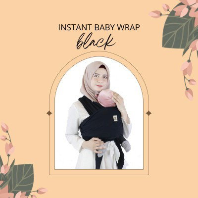 #Jual gendongan INSTANT BABY WRAP merek ZAFBABY GENDONGAN BAYI KANGURU 2 POSISI.
